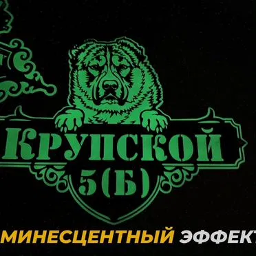 Табличка на дом с собакой по фотографии