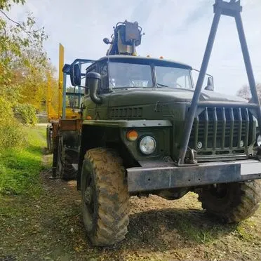 Лесовоз (сортиментовоз) Урал 4320 с КМУ Урал, 1992