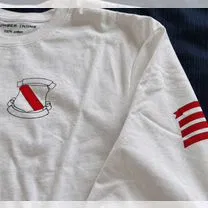 Лонгслив Number (N)ine Emblem Red Stripes, Москва