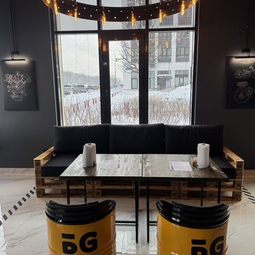 Бар-магазин с бургерами по BeerGarage
